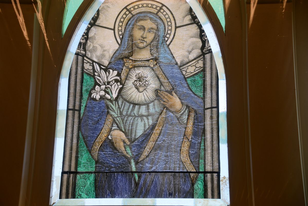 05H Virgin Mary Holding Lilies Inside Our Lady Of Victory Igloo Church In Inuvik Northwest Territories